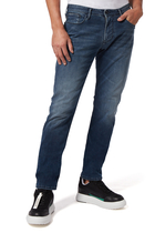 Medium Wash Slim-Fit Jeans